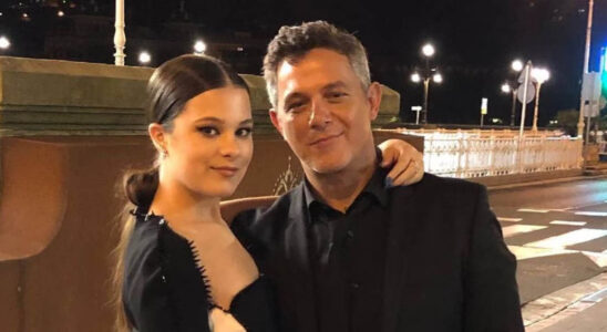 Alejandro Sanz y su hija