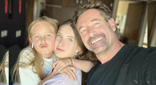 Gabriel Soto y su hija