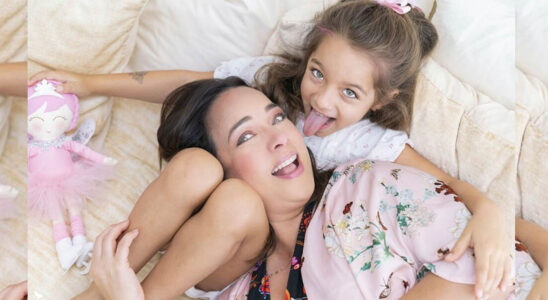 Adamari Lopez con su hija Alaïa