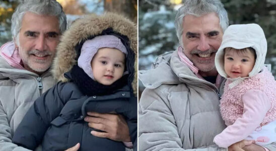 Alejandro Fernandez y su nieta