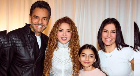 VIDEO: Eugenio Derbez presume su emoción al reencontrarse con Shakira junto a su familia 24 Shakira y Derbez