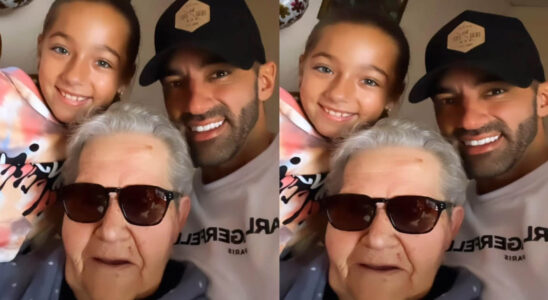 Toni Costa y su abuela Dana