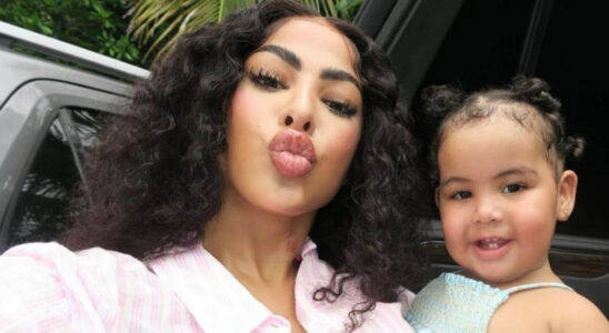 Yailin enternece las redes con una producción fotográfica de su bella Cata 24 Yailin y Cata