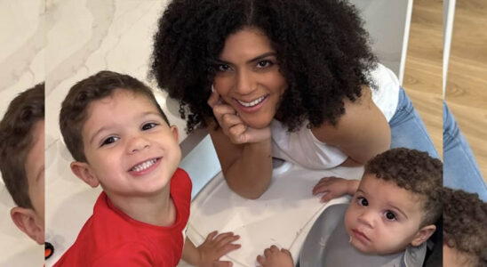 Aunque no quería el hijo pequeño de Francisca se parece a ella 47 Francisca y sus hijos