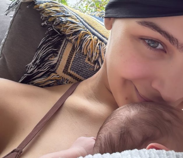 Migbelis Castellanos abre su corazón sobre sus primeros días como mamá 7 Migbelis Castellanos y su bebe