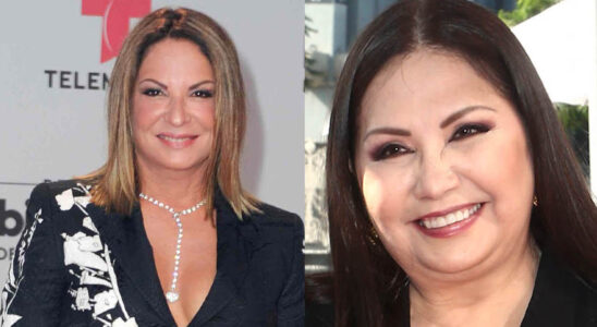 Ana María Polo y la cantante Ana Gabriel