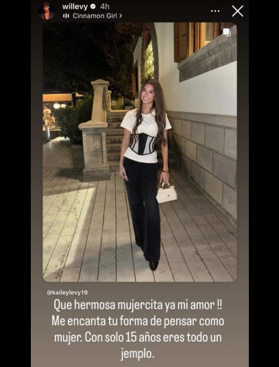 William Levy le dedicó un tierno mensaje a su hija y un detalle especial llamó la atención 18 LEVY SOY CHALUPA