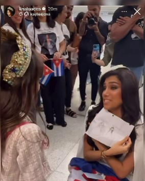 VIDEO: Lina Luaces recibe un hermoso regalo de esta pequeña antes de partir a Tailandia 12 lina2 4 SOY CHALUPA