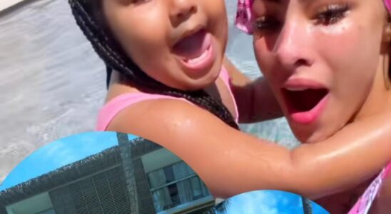 VIDEO: Desde la piscina con su pequeña Cata, Yailin muestra cómo nunca detalles de su lujosa Villa frente al mar en RD 31 YAILIN SOY CHALUPA