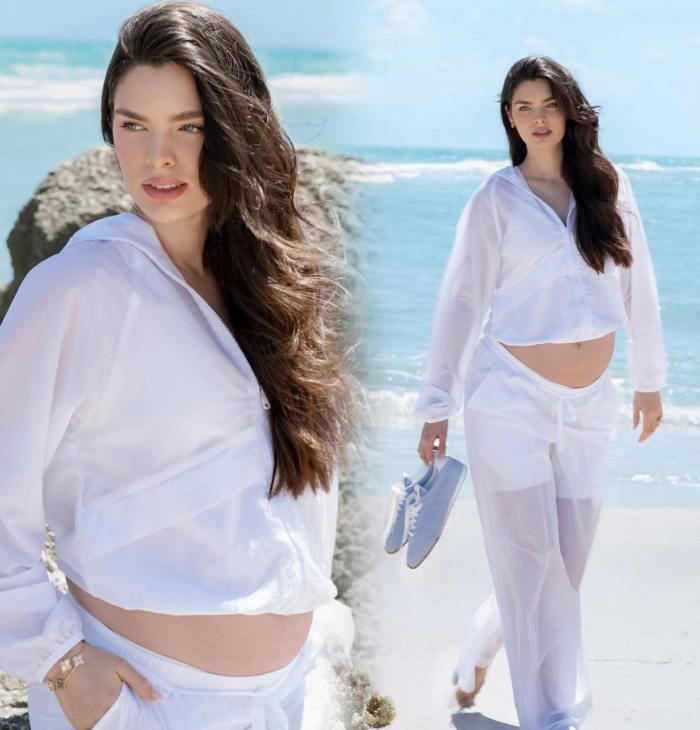 Nadia Ferreira y su tierna sesión de fotos en la playa 3 PROTAGONISTA