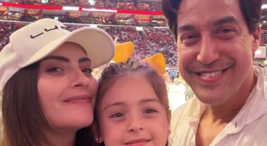 VIDEO: Michelle Galván sorprende con confesión sobre su nueva pareja y futuro padre de su bebé 10 Aquí entre tú y yo Michelle Galván admite que ya se casó con su actual pareja y padre de su bebé