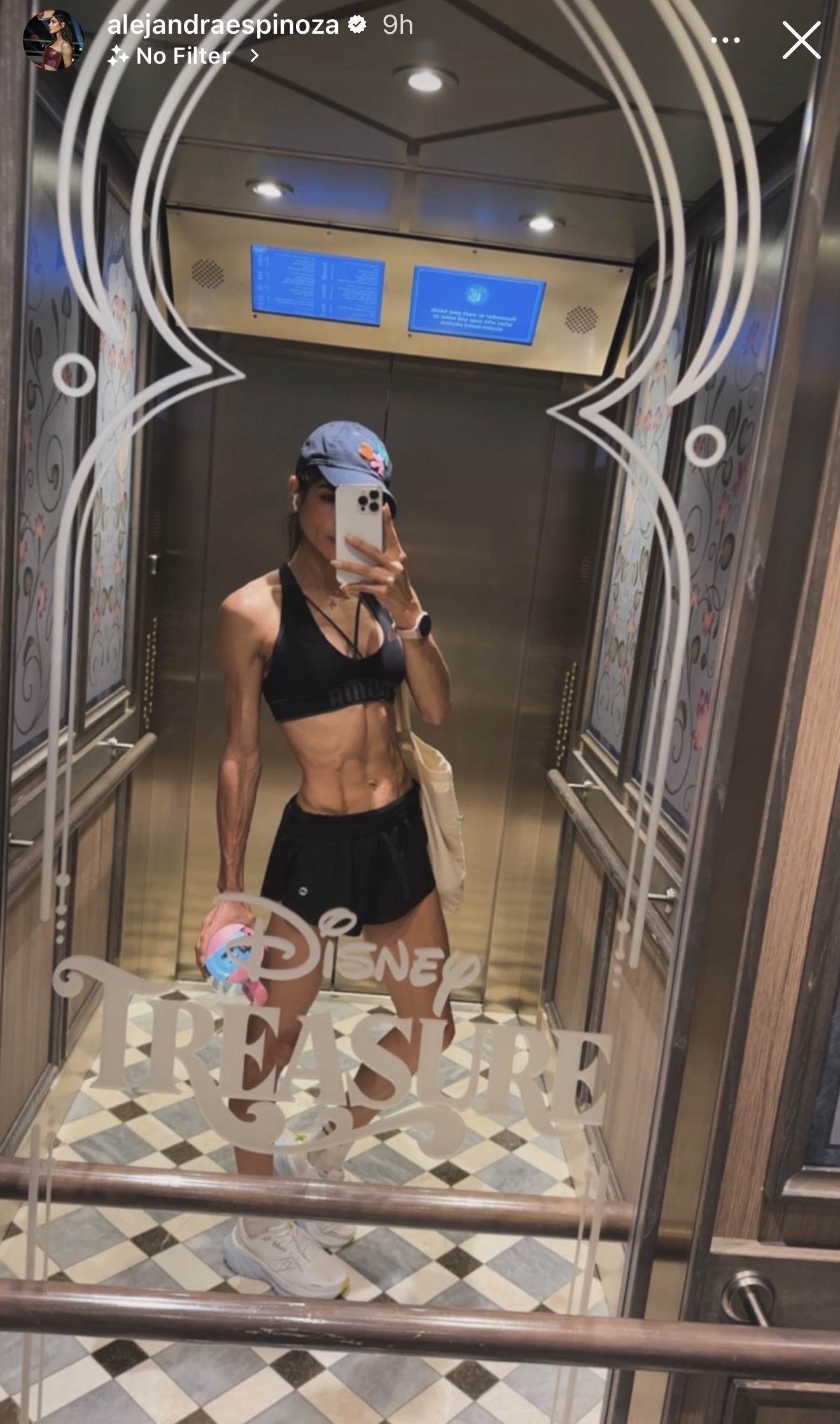 FOTO: Alejandra Espinoza comparte una foto donde se nota explícitamente el cambio físico desde que se coronó en NBL 9 FOTO: Alejandra Espinoza comparte una foto donde se nota explícitamente el cambio físico desde que se coronó en NBL
