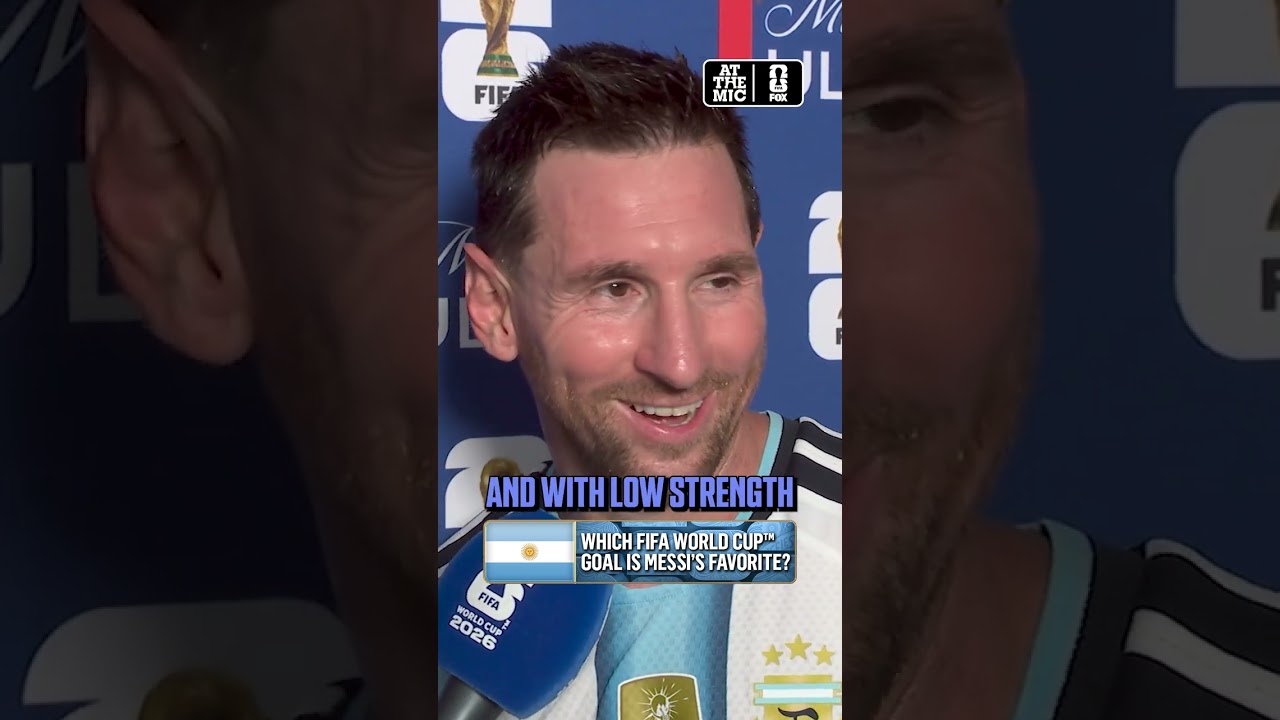 Lionel Messi responde cual es su gol favorito en la Copa Mundial FIFA 3 Lionel Messi responde cual es su gol favorito en la Copa Mundial FIFA