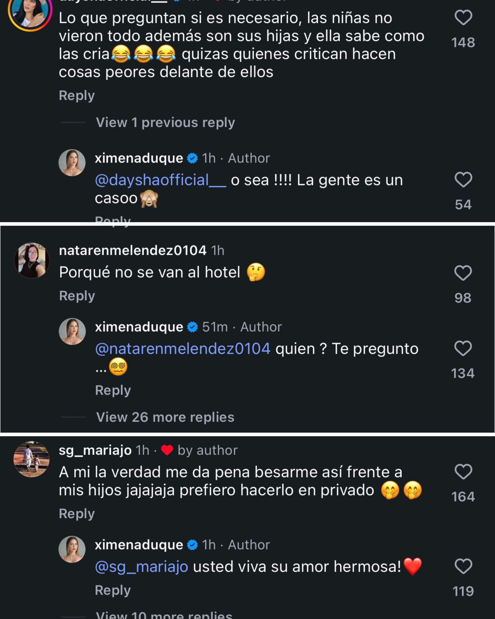 Por qué no se van a un hotel, Ximena Duque es criticada por el inapropiado beso que se dio con su esposo 9 ximena duque 4 20260613 174011 scaled SOY CHALUPA