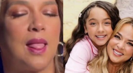 VIDEO: Adamari le enseñó a su hija Alaïa a dar su primer beso con lengua a esa edad 5 Adamari López