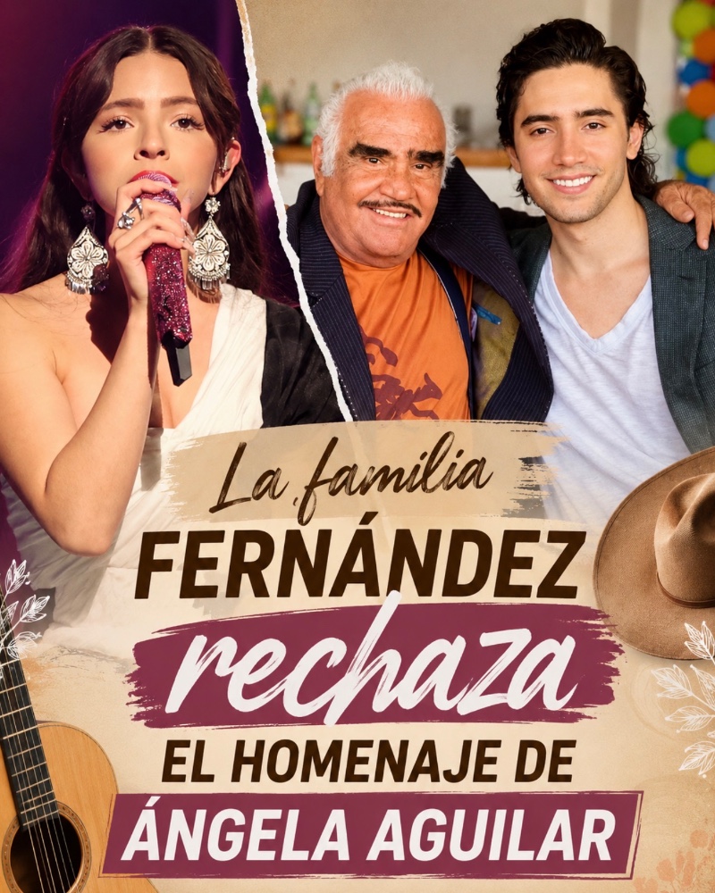 La familia Fernández se desmarca del disco homenaje de Ángela Aguilar a Vicente Fernández y marca distancia con los Aguilar 7 PROTAGONISTA