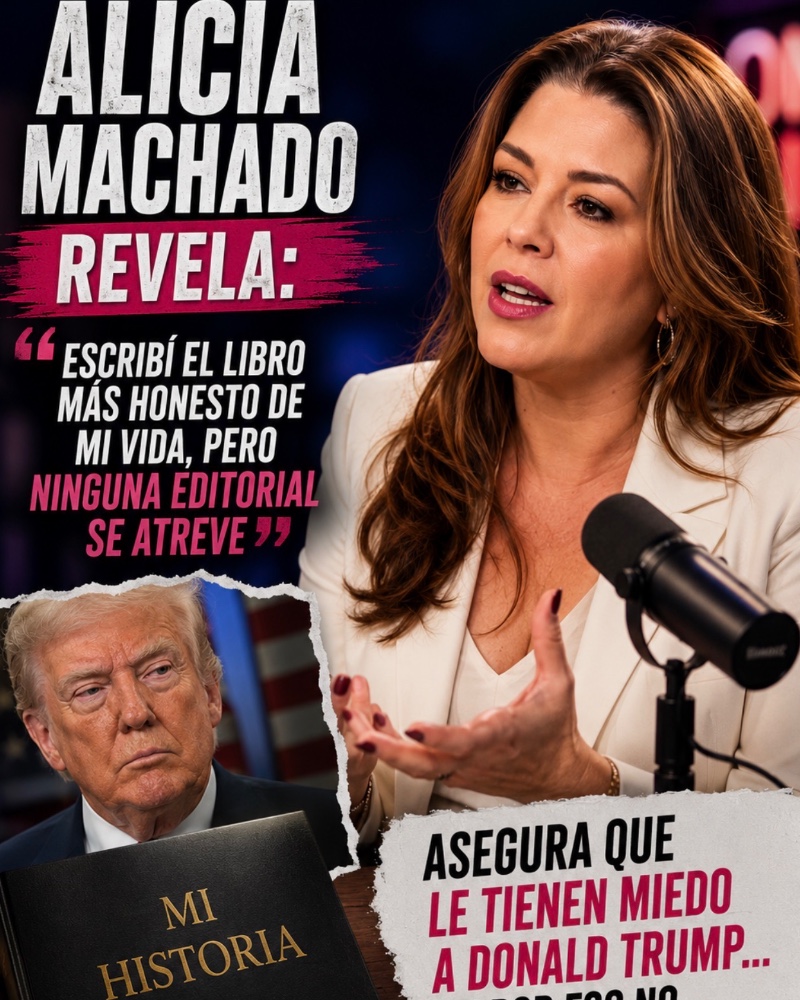 VIDEO: Alicia Machado asegura que escribió el libro más íntimo de su vida pero ninguna editorial se anima a publicarlo por una razón que involucra a Donald Trump 7 Alicia Machado