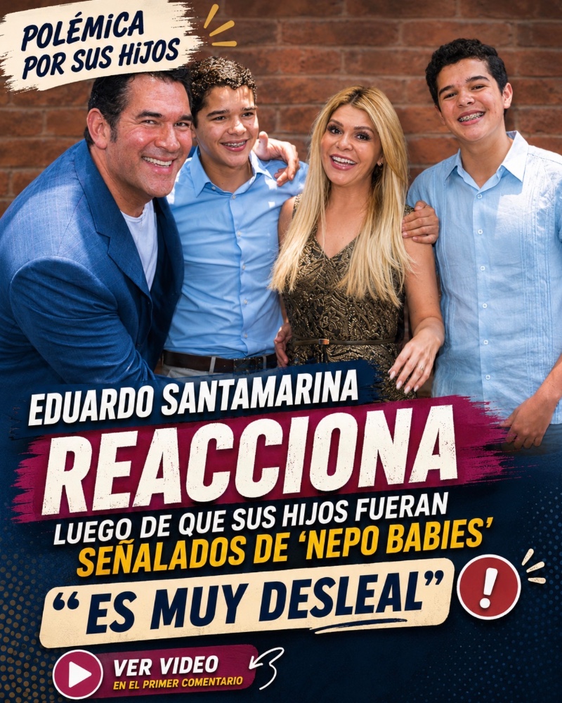 Eduardo Santamarina rompe el silencio tras críticas de ‘nepo babies’ a sus hijos y las califica de “muy desleales” 7 Eduardo Santamarina