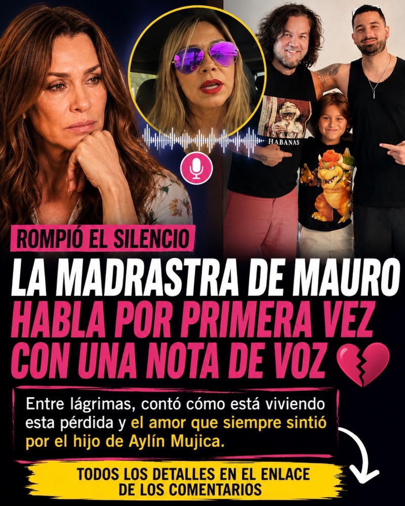 VIDEO: Tras días de silencio la madrastra de Mauro habla en una nota de voz sobre cómo vive esta dolorosa pérdida que emociona a miles 7 PROTAGONISTA