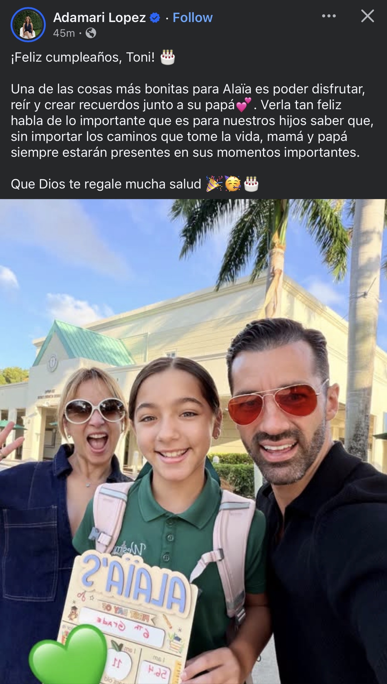 Adamari López sorprende a Toni Costa en su cumpleaños 9 Adamari López y Toni costa
