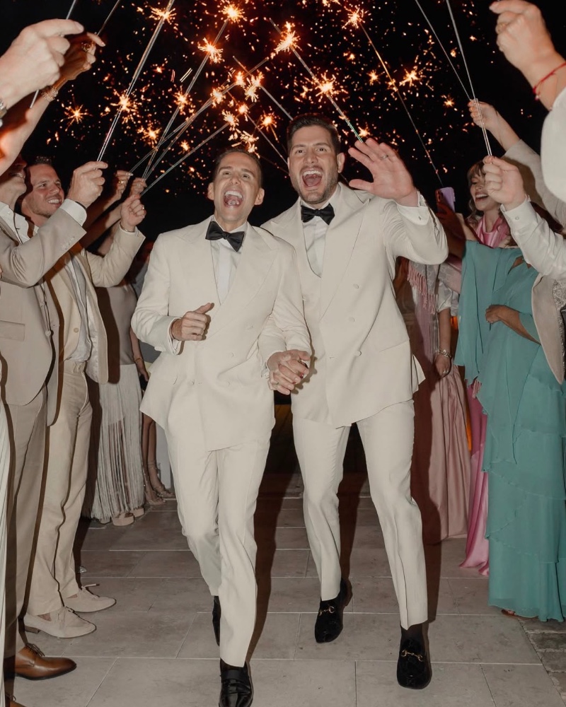 Así celebró Alejandro Chabán su boda junto a su flamante esposo 7 Alejandro Chaban