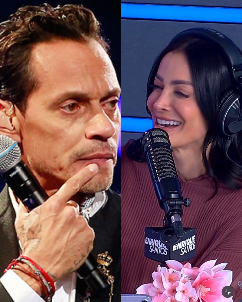 VIDEO: Dayanara Torres dice “cucaracho” al aludir a Marc Anthony durante una pregunta de Enrique Santos 7 Dayanara Torres y Marc Anthony