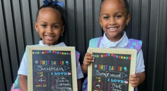 Las hijas de Amara regresaron a clases y dieron a conocer sus gustos profesionales, aunque nacieron el mismo día no tienen los mismos gustos 33 Las hijas de Amara