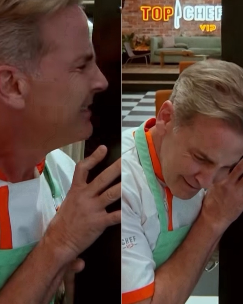 La única que hace llorar a Carlos Ponce tras visitarlo por sorpresa en Top Chef VIP 7 Carlos Ponce