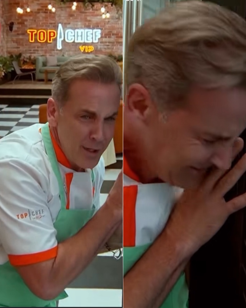 La única que hace llorar a Carlos Ponce tras visitarlo por sorpresa en Top Chef VIP 8 Carlos Ponce