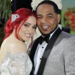 Edwin Encarnación y Karen Yapoort