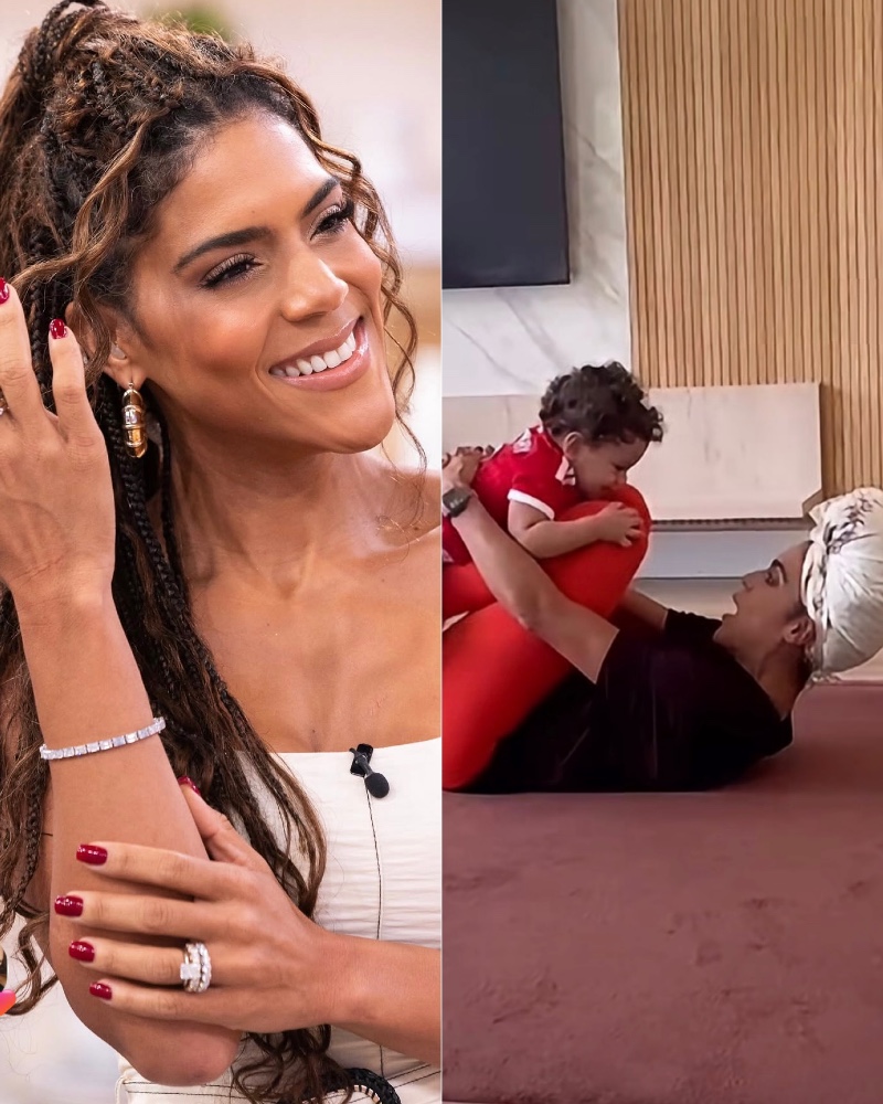 VIDEO: ¡Qué grande está la princesa Rafaella junto a Francisca! 8 Francisca hija Rafaela