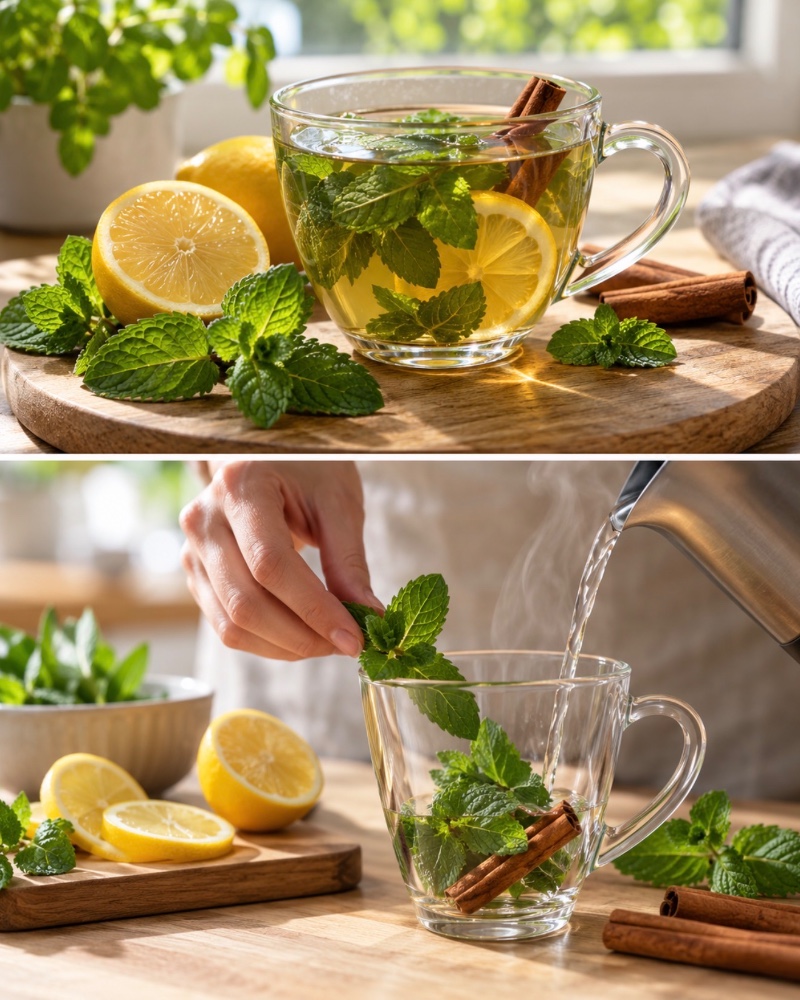 ¿Estómago pesado o hinchado? Así se prepara la infusión de menta, canela y limón 8 menta 3 20260914 010143 SOY CHALUPA